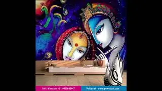 Decorate your home with customized religious wallpaper from Glowvia Art. #homedecor #glowviaart