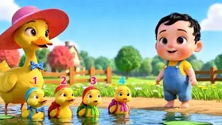 Five little ducks | Baby ducks crying & mommy duck returns | 3D nursery rhymes & kids songs 