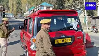 Security tightened with checkpoints established after Gulmarg attack.