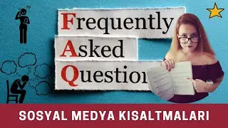 Sosyal Medya Kısaltmaları | Abbreviations | Mrs. Seda