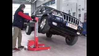 Mobile Hoist ProfiMaster 3000 Made in Germany test at Benz Amorn