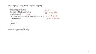 JAVASCRIPT | MATH.MAX | FUNKSIYA