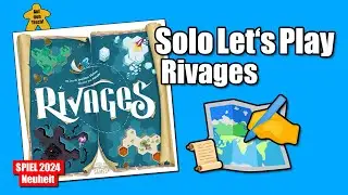 Solo Let's Play 🎲 Neue Ufer / Rivages | Auf den Tisch!
