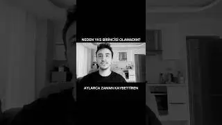 NEDEN YKS BİRİNCİSİ OLAMADIM? #yks #tyt #ayt