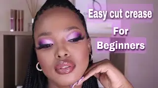 EASY CUT CREASE FOR BEGINNERS||NAKHO MAHOLA\\South Africa