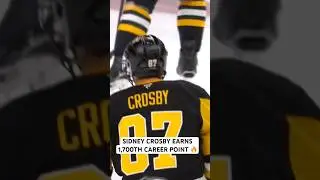 Sidney Crosby becomes the 9th player in NHL history to have 1,700 career points 👏