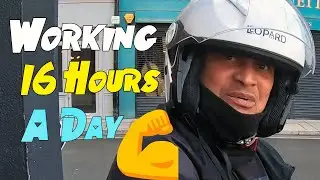 He Is Working 16 Hours a Day For Deliveroo! | London