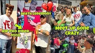 Rip pro rider 1000 deat ceremony #jannustuntz #viralvideo #motovloggerjannustuntz 😭
