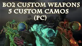 Black Ops 2 PC Redacted - Custom weapon camos (Plutonium T6 BO2 Soon!)