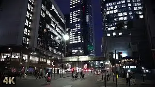 Mid Week Evening Walk in Central London 4K