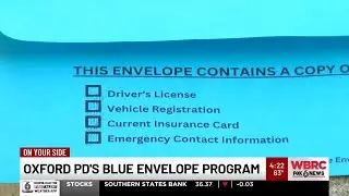 Oxford PD's Blue Envelope program