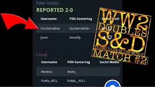 WW2 UMG Double S&D vs. 3rd rank in the world #2  match