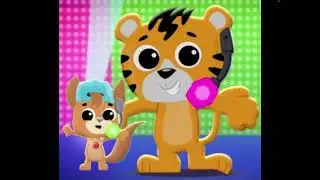 Fox and tiger - Sing and dance with linksquad! #linksquad #foxanimal #tiger