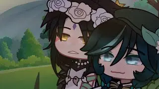 🌹//Anybody else//Meme//Xiaoven (Xiao x Venti)//Genshin Impact//Gacha club//☘️