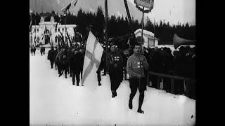 The opening ceremonies of the first Winter Olympics(1924)