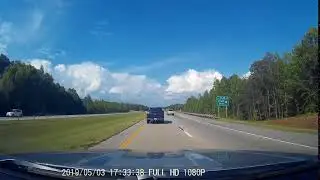 Chair in the road, I-575 Northbound near Exit 24