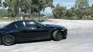 Donuts at 360 Area - Mazda RX8 Challenge - Giorgos