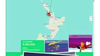 2016 Google Santa Tracker timelapse