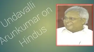 Vundavalli Arunkumar on Hindus