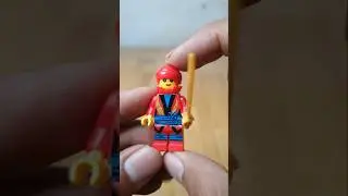 Built LEGO Kai Minifigure | Master of Fire from Ninjago#shorts #lego