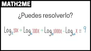 ¿PUEDES RESOLVER este PROBLEMA?  | ECUACIÓN con LOGARÍTMOS