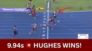 Zharnel Hughes Wins UK Champs Mens 100m Final 9 94s UK Athletics Championships 2025
