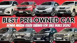BEST PRE-OWNED CAR FOR SALE NOW! Honda Mazda Isuzu Subaru