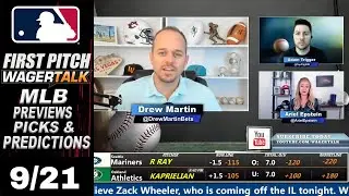 MLB Picks, Predictions and Odds | Daily MLB Betting Preview | First Pitch for Sept 21
