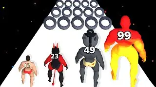 MUSCLE RACE 3D : Arm Wrestling Master + Level Up Arm ( Max Level )