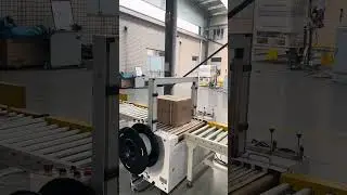 Carton packing system, carton erector, carton sealer and strapper. #casesealer #cartonerector