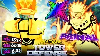 *NEW* All Star Primal Naruto Showcase in All Star Tower Defense X