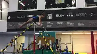 Gymnastics - Bars - Cross Change to Forward Flyaway