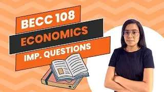 BECC 108 | Hindi Medium | ECONOMICS | Important questions | BA HONOURS | IGNOU WALAY
