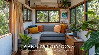 Warm Earthy Tones: Transform Your Tiny Home with 2025's Color Palette