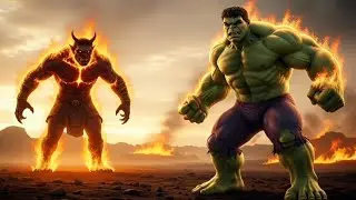 “Green Power Hero vs Fire Monster 🔥 | Indian Village Action Story | Cinematic Superhero Film”