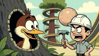 Galat Darakht Se Panga Le Liya 🤣 | Old Cartoon Funny Short /cartoon exposure urdu _hindi