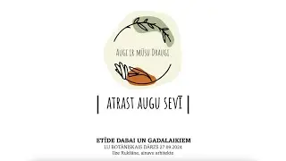 Ainavu arhitektes Ilzes Ruk&scaron;ānes lasījums par augu nozīmi cilvēka fiziskajā un mentālajā labbūtībā