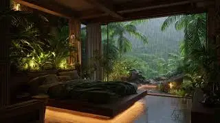 🌊 Relaxing Ocean View from a Calm Room 🌊 Soft Chill Music for Sleep and Anxiety Relief