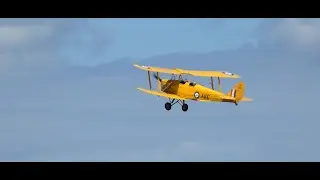 1941 de Havilland DH.82 Tiger Moth Adventure Flight at Ardmore, New Zealand