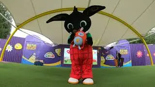 Big Fun Show Time: Bing's Picnic in CBeebies Land at Alton Towers, England. 14th of July, 2020.
