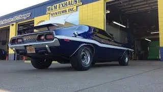 1974 Challenger Exhaust  Black Widow Exhaust