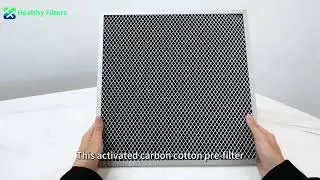 Customized Frame-type air Filter with Activated Carbon, Medium-efficiency Filter Cotton