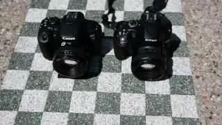 d5200 vs 650D vs 700d  مقارنه بين نيكون ٥٢٠٠د و كانون د٧٠٠
