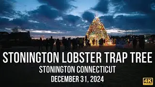 Stonington Lobster Trap Tree December 31, 2024.
