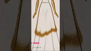 Barbie Sketch Comes Alive &ndash; Glitter Dress Transformation#asmr #barbie