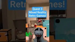 Quest 3 Mixed Reality SNES Games! #quest3 #mixedreality #retrogaming
