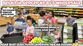 GILIRAN SUAMI BELANJA DI BJ’S WHOLESALE SUPERMARKET SAYA JADI PEMBANTUNYA || BELI KEPERLUAN TAMBAHAN
