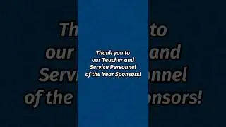 #Shorts: 2024 Teacher and Service Personnel of the Year Program Sponsors