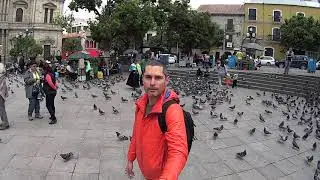 Bolivia, La Paz, Plaza Iglesia Murillo, video 360