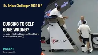 CURSING TO SELF GONE WRONG? 🫣 | Jakub Paul/Matej Vocel | Saint-Brieuc Challenger 2024 D F